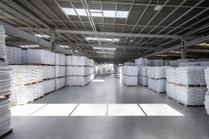 Manufacturing line close-up